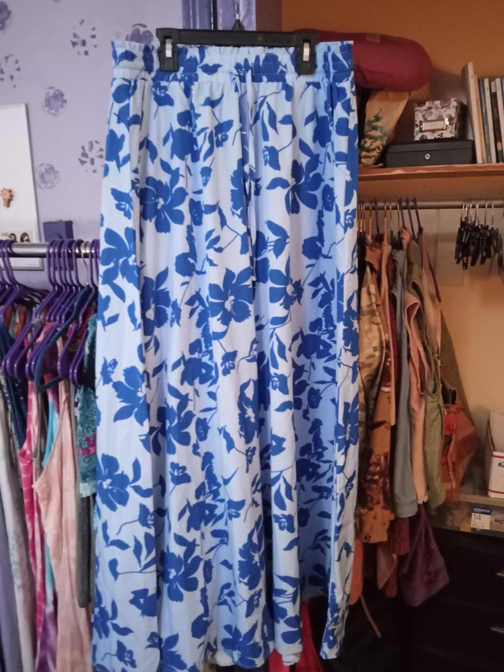 Pretty Garden Boho Extra Wide Leg Pants